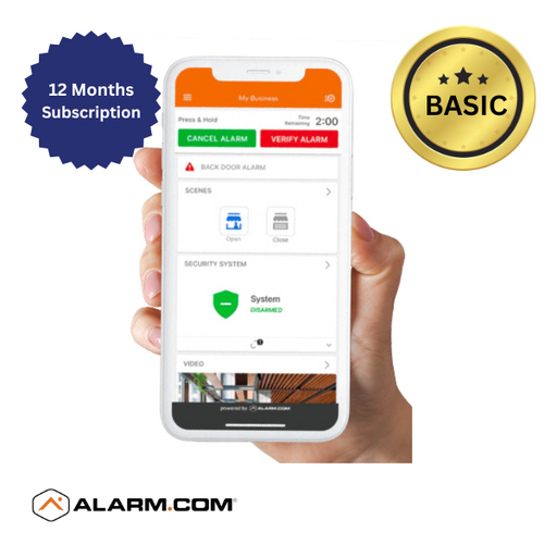 Alarm.com Residential Basic Service 12 Month Subscription