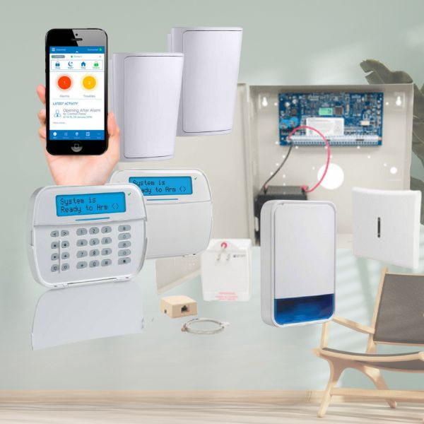 DSC Neo Security Alarm System Kit, Smartphone App