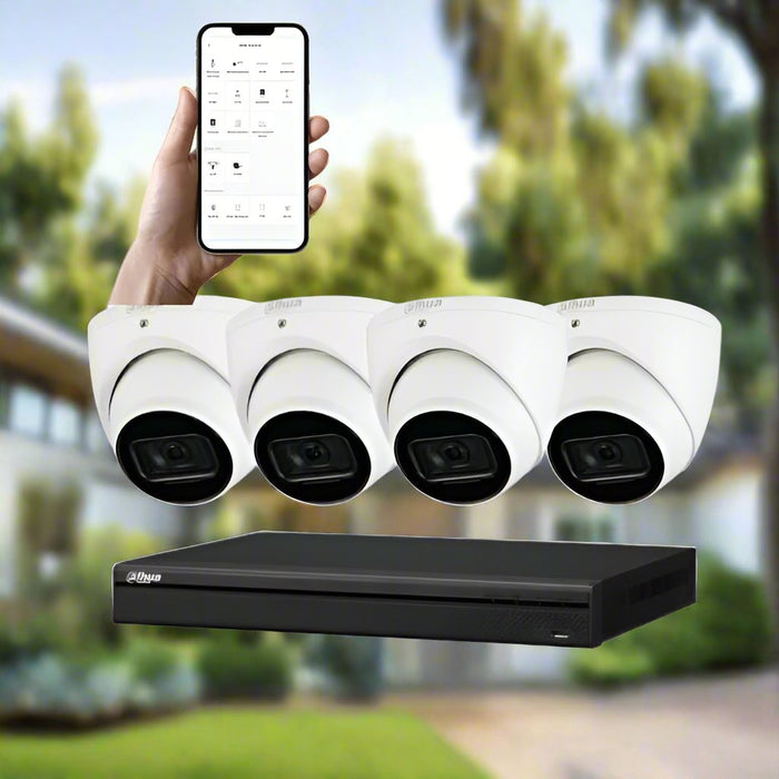 Dahua CCTV Kit, 4MP 4 Channel NVR, 3x66-K4044T