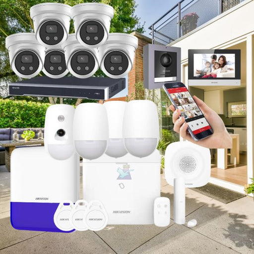 Hikvision Security Alarm, Intercom & CCTV Kit 8 Channel