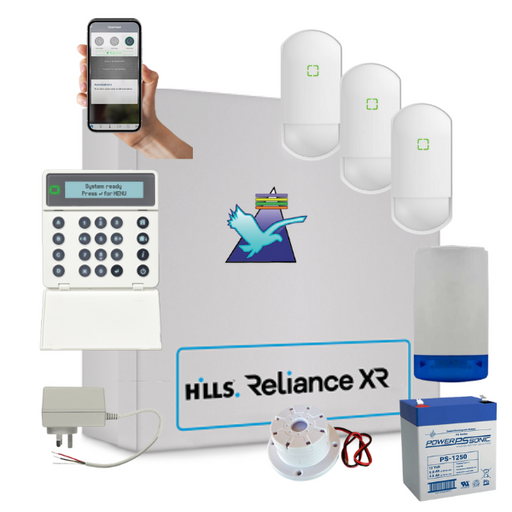 Hills Security Alarm System Reliance XR