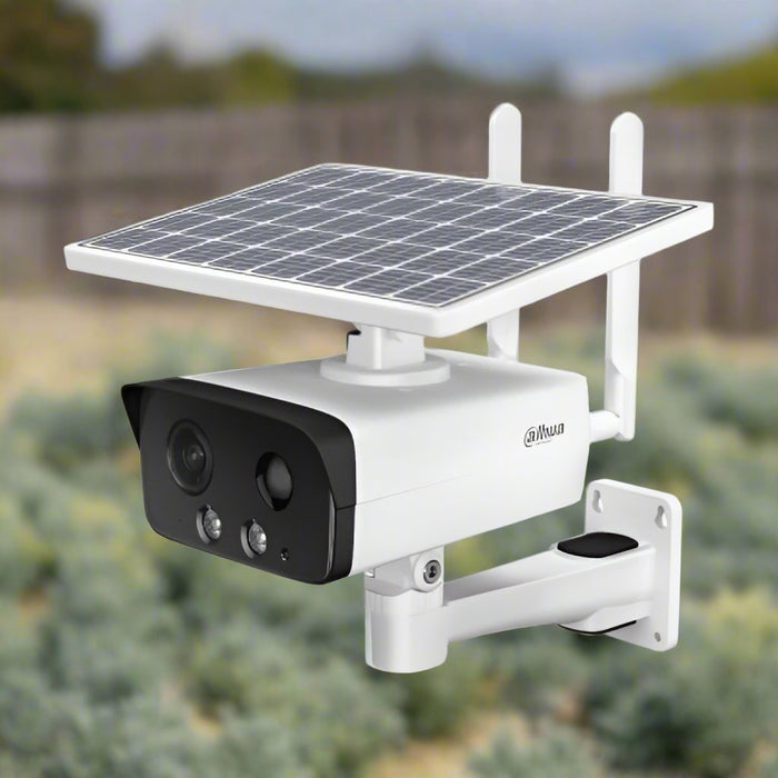 Dahua 4MP IR Fixed- Focal Bullet 4G Solar Camera, DH-IPC-HFW2431DG-4G-SP-EAU-B