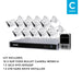 Vivotek 5MP Surveillance Kit, 16 Channel, Fixed Bullet Kit -VIVO-5MP16106B-CTC Communications