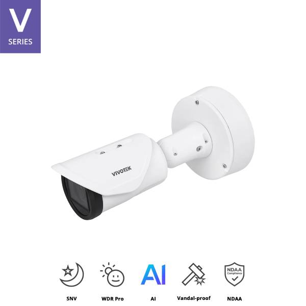 Vivotek Bullet Security Camera 5MP, IB9387-EHTV-V3