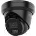 HiLook Acusense 8MP Turret Camera, Fixed 2.8mm, IR 30m, Mic, IPC-T282H-MU black colour