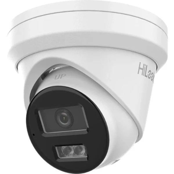 HiLook Acusense 8MP Turret Camera, Fixed 2.8mm, IR 30m, Mic, IPC-T282H-MU