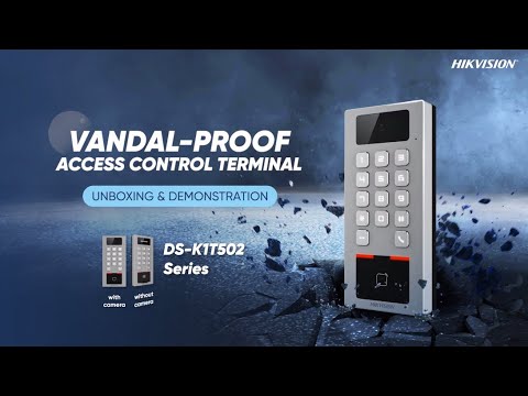 andal-proof Access Control Terminal DS-K1T502 Series - Unboxing