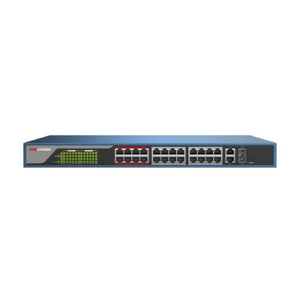 Hikvision DS-3E1326P-E 24 Port Web Managed PoE Switch — CTC